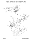 Icemaker & ice container parts