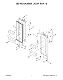 Refrigerator door parts