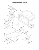 Freezer liner parts
