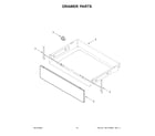 Whirlpool YWFC315S0JS4 drawer parts diagram