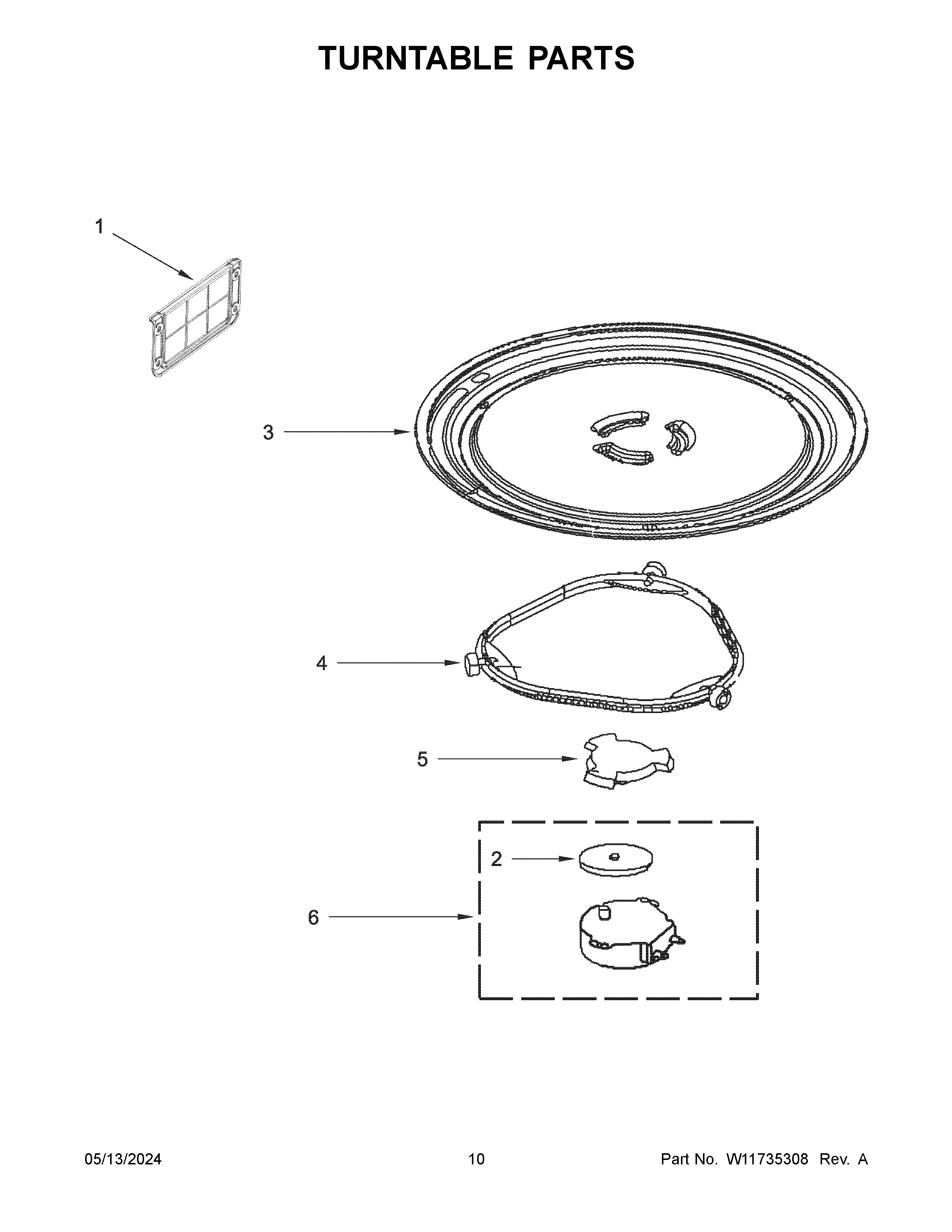 TURNTABLE PARTS