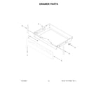 Amana YACR4303MFW9 drawer parts diagram