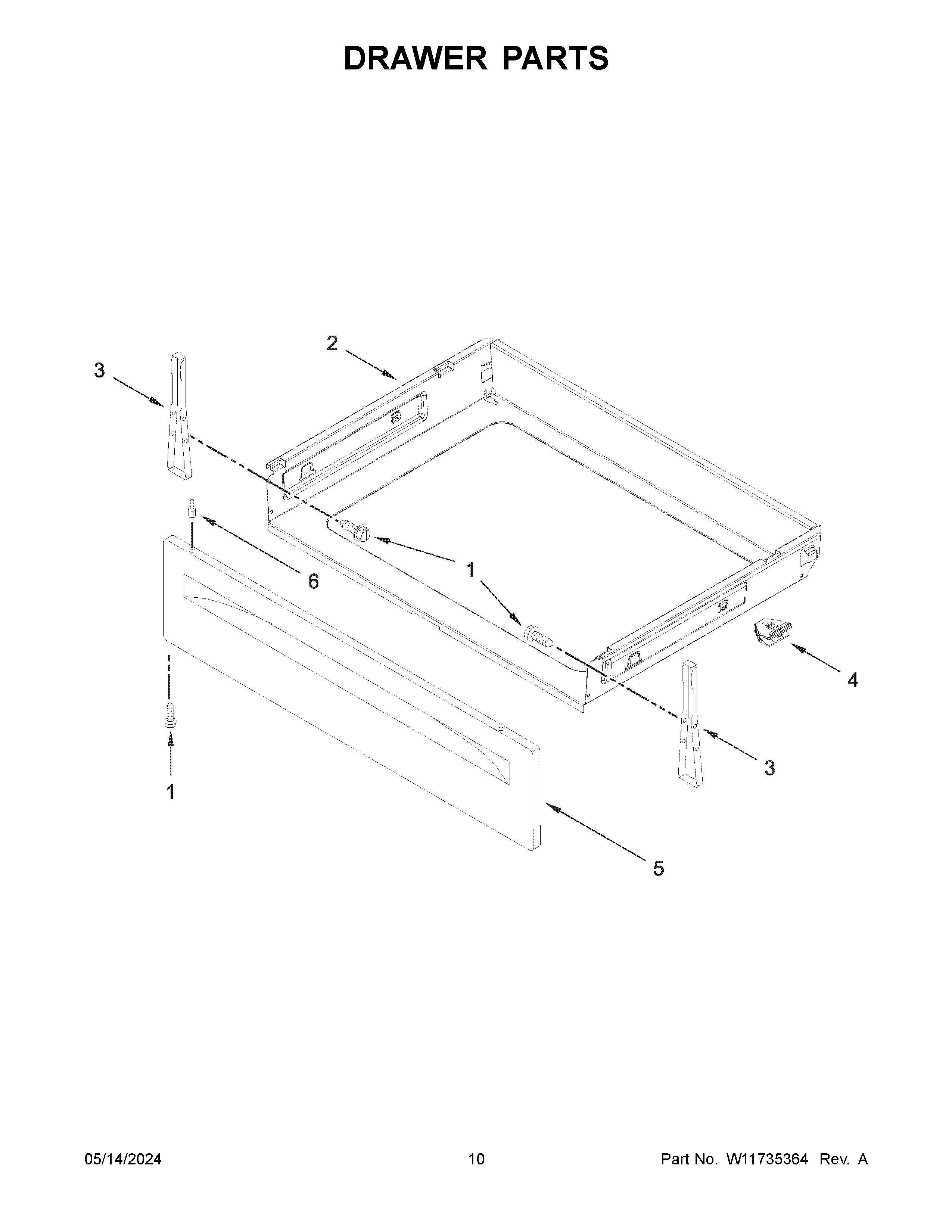 Drawer parts