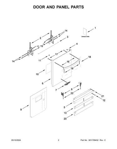 Door and panel parts