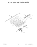 Upper rack and track parts