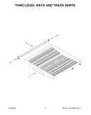 Third level rack and track parts