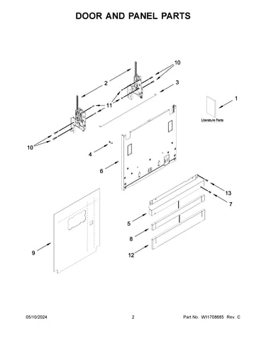 Door and panel parts