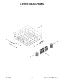 Lower rack parts