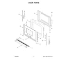 Maytag MER4600LS3 door parts diagram