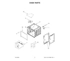 KitchenAid KFDC500JSS03 oven parts diagram