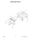 Oven door parts