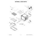 KitchenAid KFDC500JSS03 internal oven parts diagram