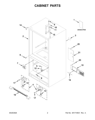 Cabinet parts