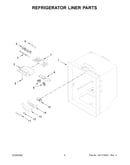 Refrigerator liner parts
