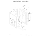 Amana ABB1924BRB05 refrigerator door parts diagram