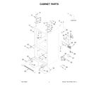 KitchenAid KRFF305ESS09 cabinet parts diagram