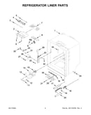 Refrigerator liner parts