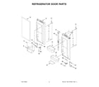 KitchenAid KRFF305ESS09 refrigerator door parts diagram