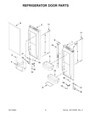 Refrigerator door parts