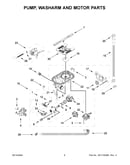 Pump, washarm and motor parts