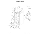 Whirlpool WRF555SDHW10 cabinet parts diagram