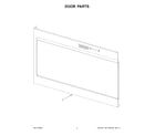 Maytag YMMV4207JB01 door parts diagram