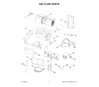 Maytag YMMV4207JW01 air flow parts diagram