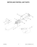 Motor and control unit parts
