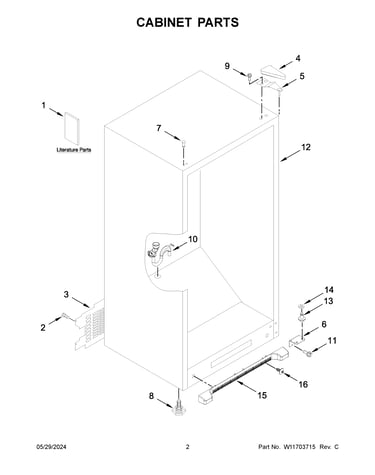 Cabinet parts