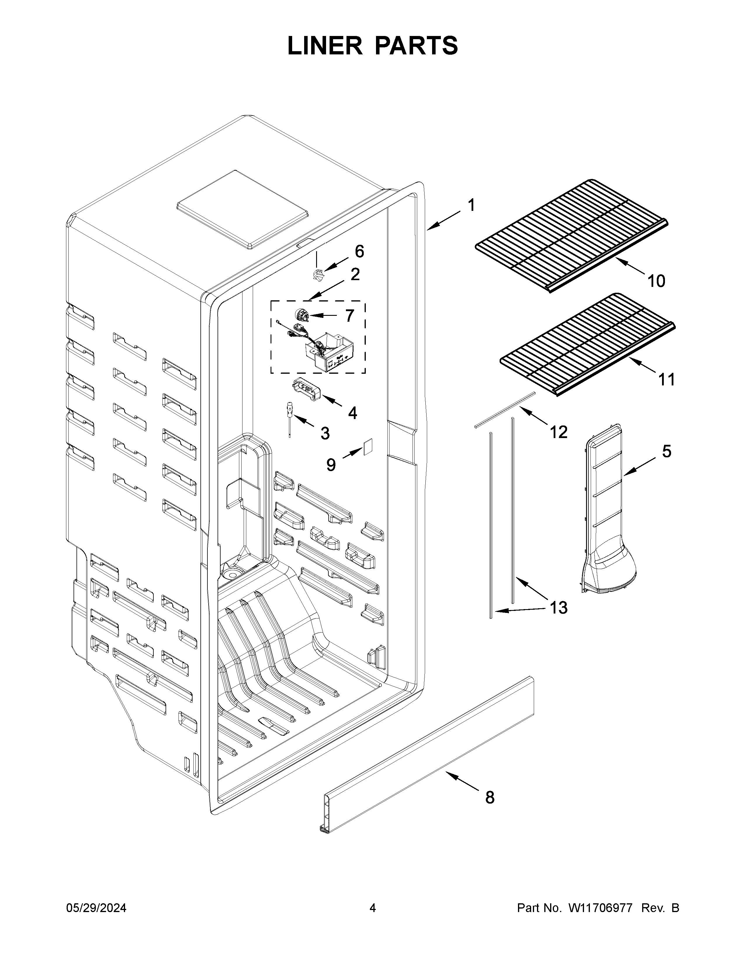 Liner parts