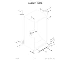 Amana AZF33X16DW10 cabinet parts diagram