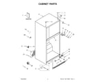 Whirlpool WRT541SZDW03 cabinet parts diagram