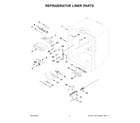 Maytag MRFF5033PZ02 refrigerator liner parts diagram