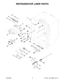 Refrigerator liner parts
