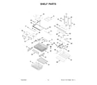 Maytag MRFF5033PZ02 shelf parts diagram