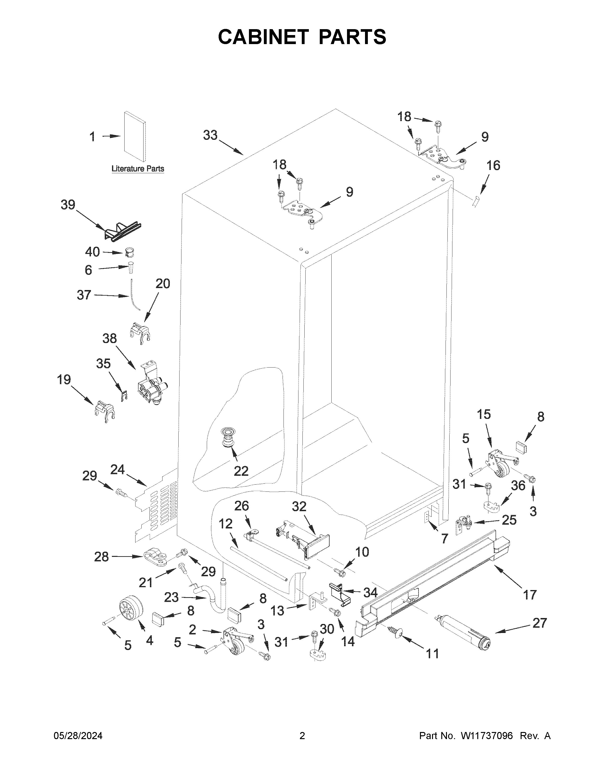 CABINET PARTS
