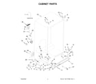 Whirlpool WRS325SDHB10 cabinet parts diagram