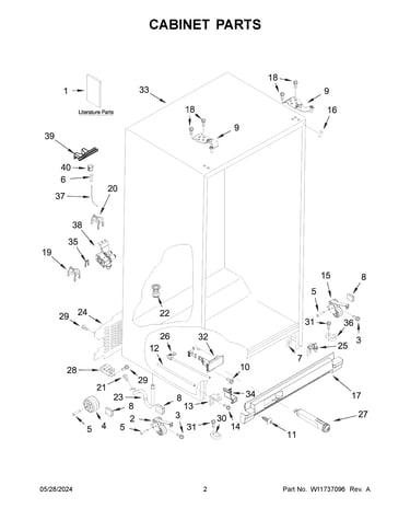 Cabinet parts