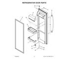 Whirlpool WRS325SDHB10 refrigerator door parts diagram