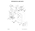 KitchenAid KRFF577KPS03 refrigerator liner parts diagram