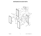 KitchenAid KRFF577KPS03 refrigerator door parts diagram