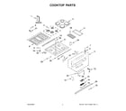 Jenn-Air JDS1750ML1 cooktop parts diagram