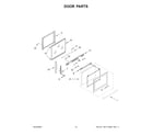 Jenn-Air JDS1750ML1 door parts diagram