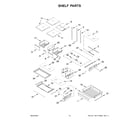 Whirlpool WRF757SDHZ05 shelf parts diagram