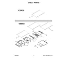 Whirlpool WRT148FZDM07 shelf parts diagram