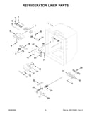Refrigerator liner parts