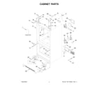 KitchenAid KRFC302EPA09 cabinet parts diagram