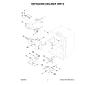 KitchenAid KRFC302EPA09 refrigerator liner parts diagram