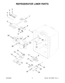 Refrigerator liner parts