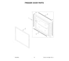 KitchenAid KRFC302EPA09 freezer door parts diagram